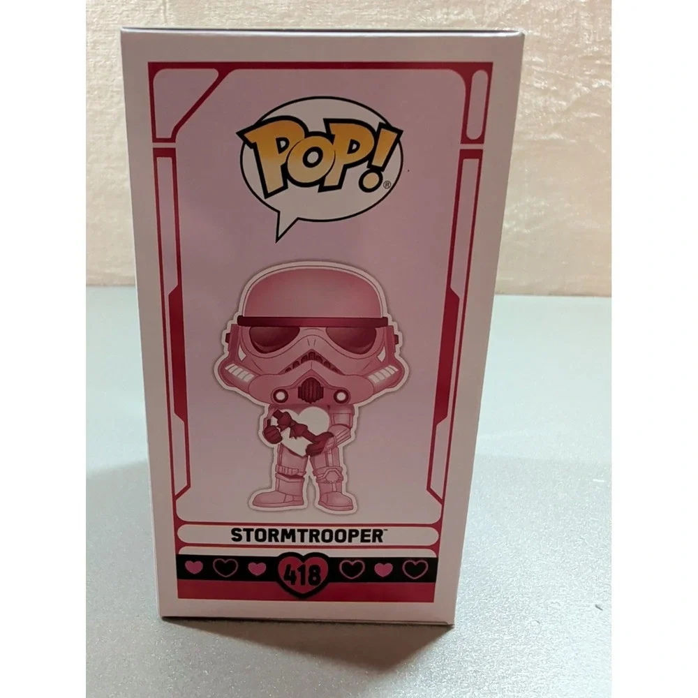 Funko Pop Star Wars Valentines Day Stormtrooper 418 Pink‎ Bobble-Head Figure